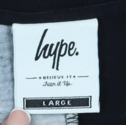 Hype Men's Camouflage T-Shirt Large