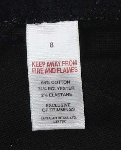 Matalan Women's Black Skinny Jeans Size 8