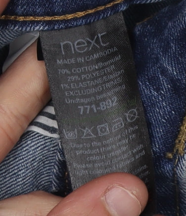 Next Women's Blue Denim Pencil Skirt Size 10