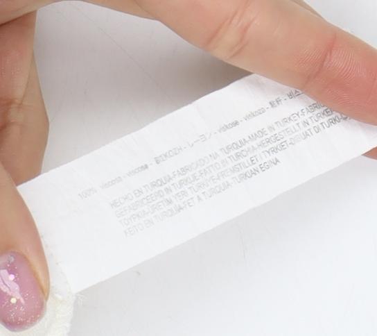 Zara Women’s Ivory XS Skirt Cotton Blend