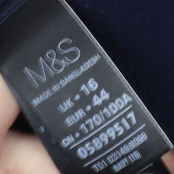 Marks and Spencer Men's Black Fleece Jacket L