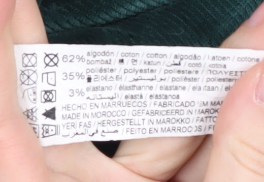 Pull & Bear Women's Green Bodycon Dress, Size L