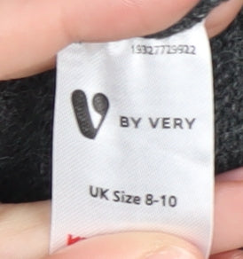 V by Very Women's Grey Cardigan Size 8 Long Sleeve