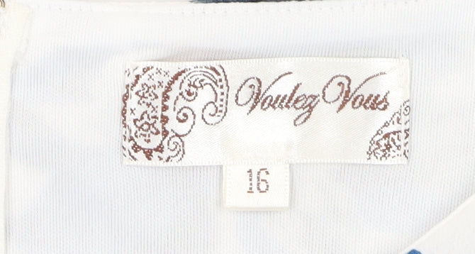 Voulez Vous Women's Floral Shift Dress Size 16