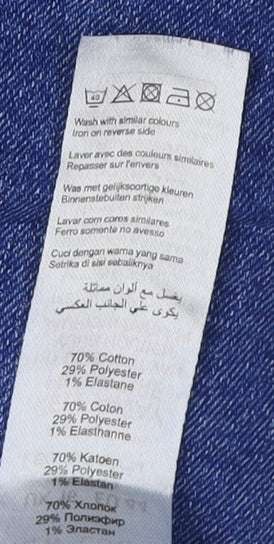 New Look Women's Blue Skinny Jeans Size 16