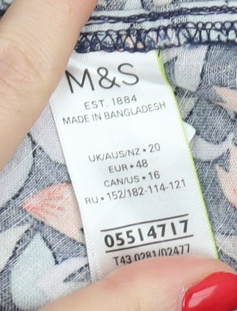 Marks and Spencer Women’s Floral Blouse, Size 20