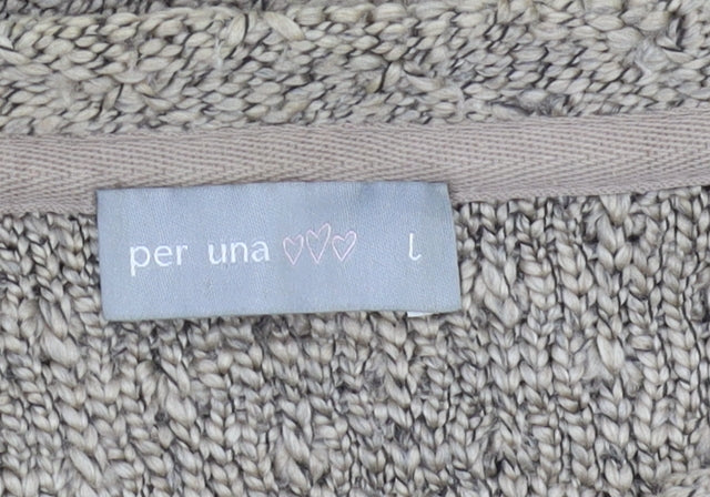 Marks and Spencer Women's Beige Cardigan Size L