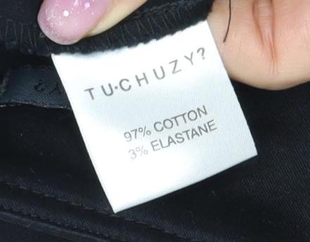 Tuchuzy Women's Black Skirt Size 16 Cotton Blend