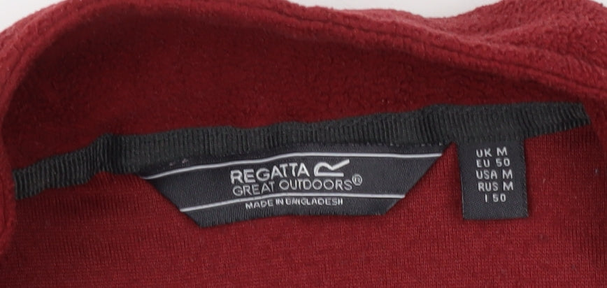 Regatta Men's Red Pullover Hoodie M with Logo Accent
