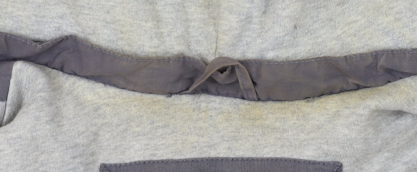 Superdry Men's Grey XL Hooded Gilet Waistcoat