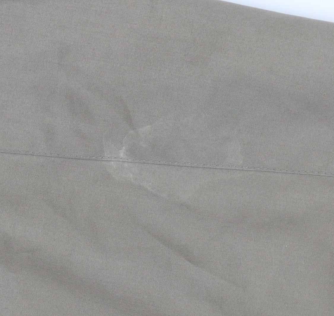 BHS Men's Beige Parka Jacket - Large Casual