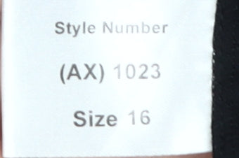 Roman Originals Women's Black Sleeveless Dress Size 16