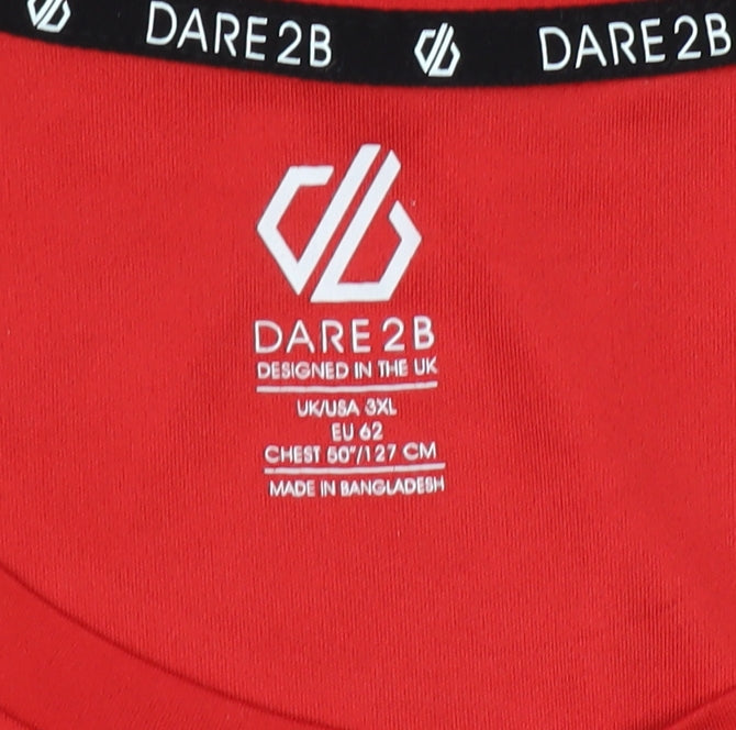 Dare 2b Men's Red 3XL Athletic T-Shirt