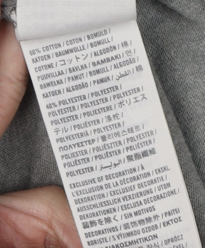 Hollister Men's Grey Graphic Tee, L, California Logo