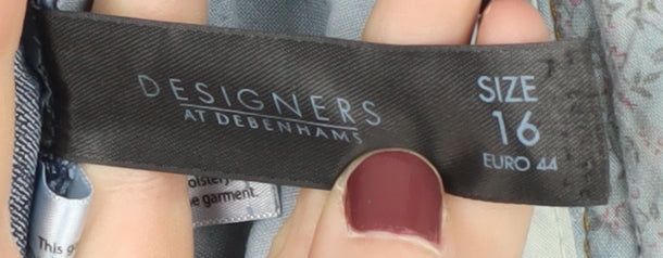 Debenhams Blue Straight Jeans, Size 16