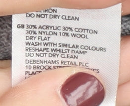 Mantaray Women’s Grey Cardigan Size 18