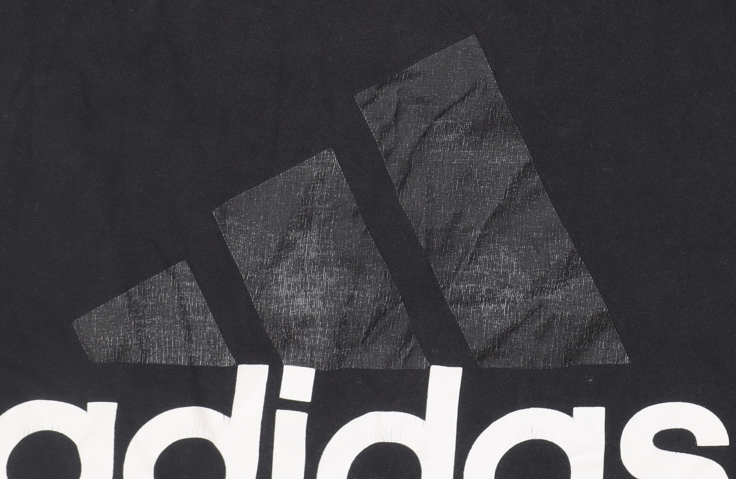 Adidas Women's Black XL T-Shirt, Short Sleeve, Cotton