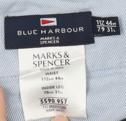 Marks & Spencer Men's Blue 44 Trousers