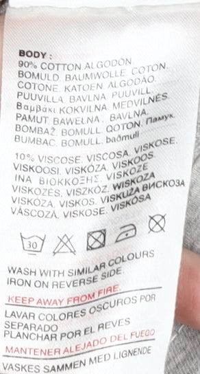 Crosshatch Men's Grey Graphic Print T-Shirt, L