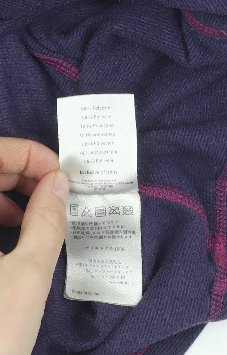 Rab Women's Purple Hoodie UK Size 10, Rab, Hooded, Long Sleeve