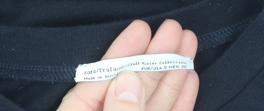 Zara Women's Black Shirt Dress S - Casual Style