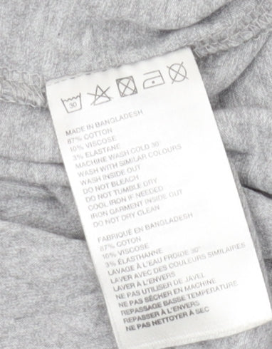 Huel Men's Grey Logo T-Shirt, Size L, New