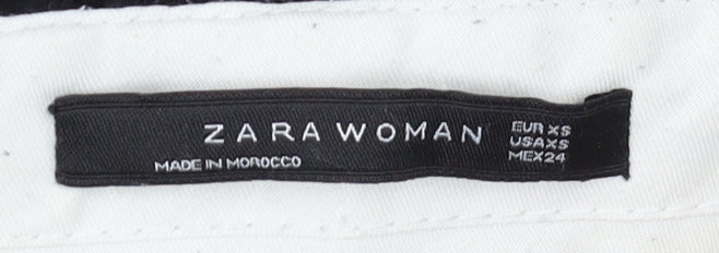 Zara Women's Black Corduroy Trousers XS