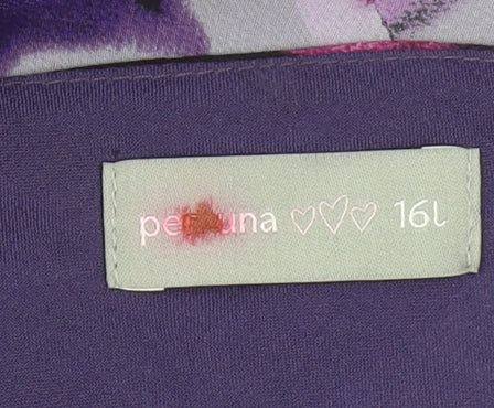 Marks and Spencer Women's Purple Floral Fit & Flare Dress