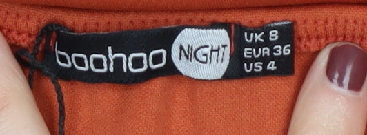 Boohoo Women’s A-Line Off the Shoulder Dress - Size 8