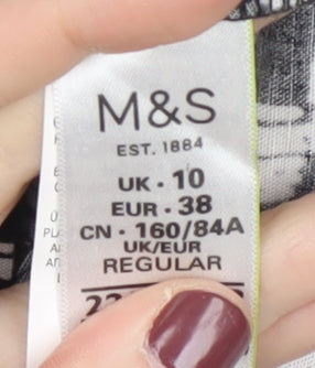 Marks and Spencer Women's Multicoloured Shift Dress Size 10