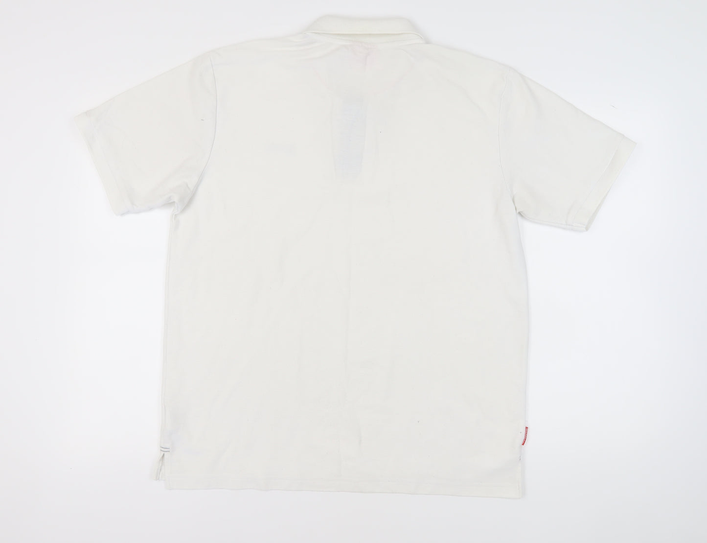 Slazenger Men's White XL Polo Shirt with Logo