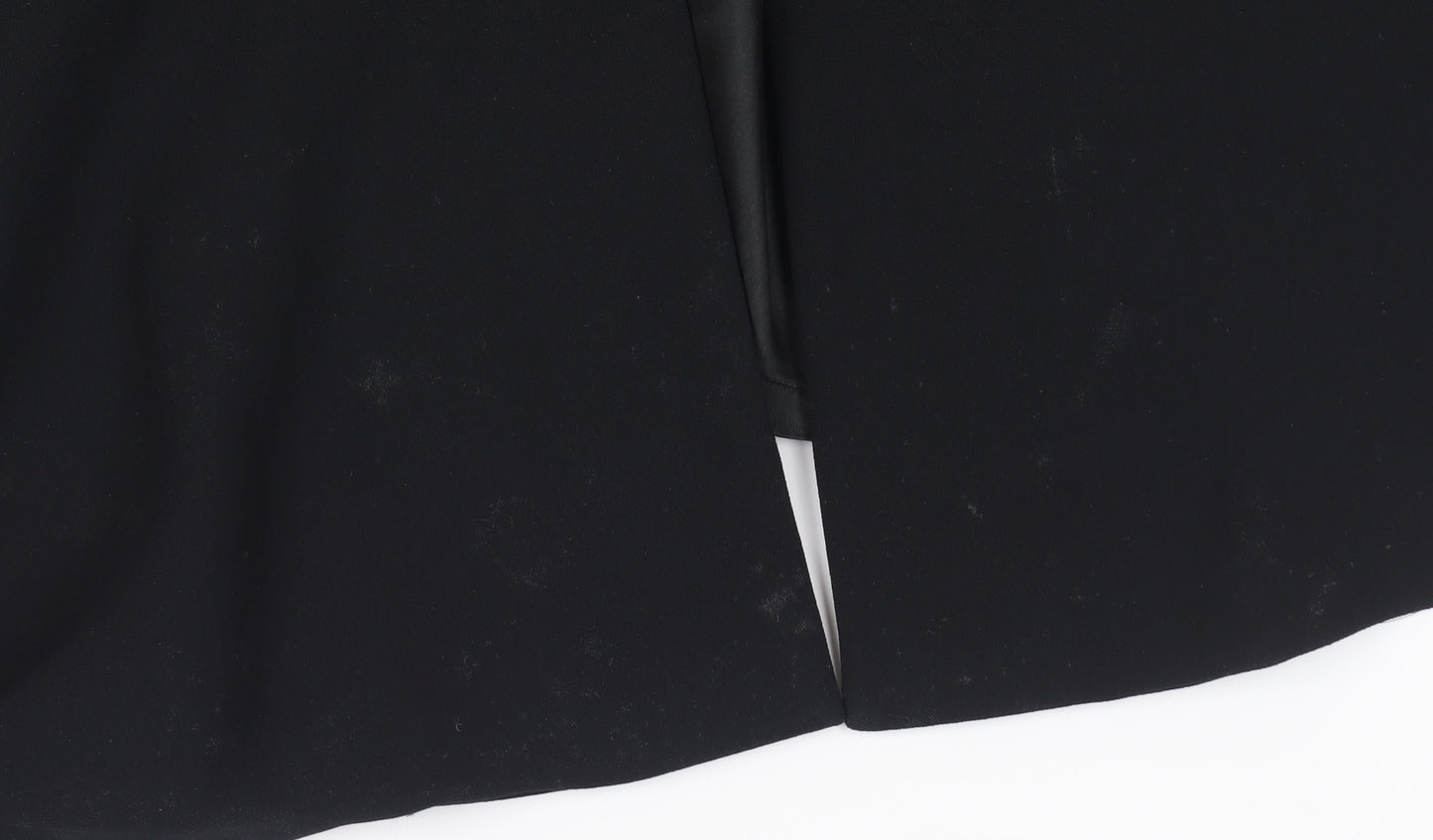 PLATINUM Women's Black Long Overcoat Size 16