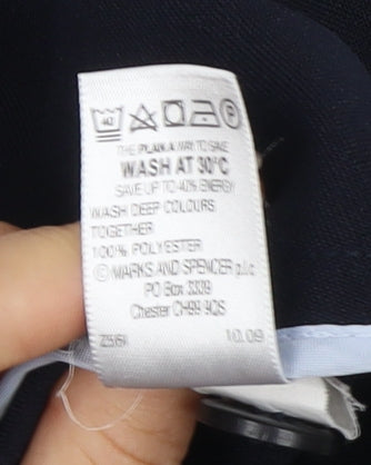 Marks and Spencer Women’s Black Straight Trousers Size 16
