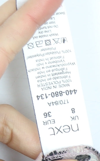 Next Women's Multicoloured Blouse UK 8 Animal Print