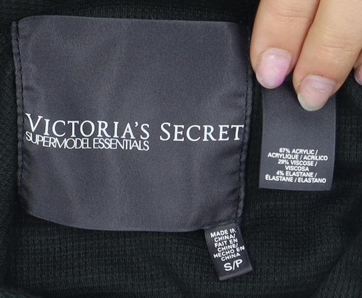Victoria's Secret Women’s Black Pullover Hoodie S