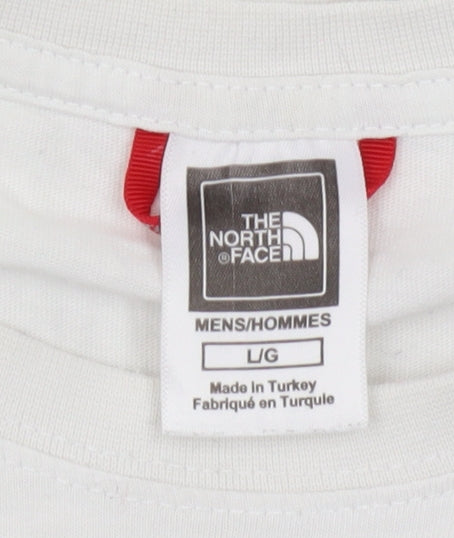 The North Face Men's White L Outdoor Graphic T-Shirt