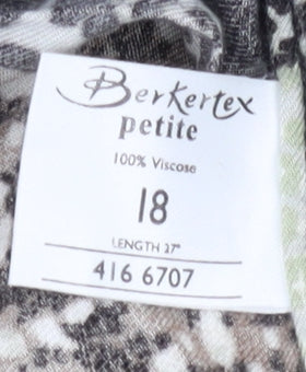 Berketex Women’s Multicoloured Petite Skirt, Size 18