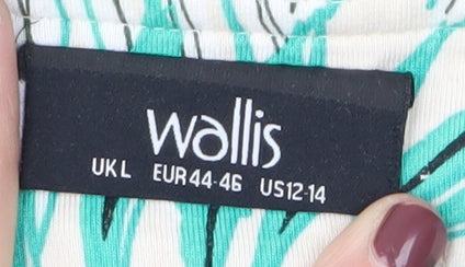 Wallis Women's Multicoloured Tropical Tunic Top - L