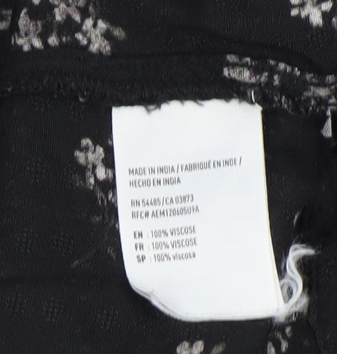 American Eagle Outfitters Women's Black A-Line Dress