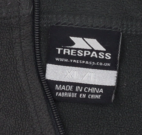 Trespass Men's Black XL Fleece Outdoor Top 1/2 Zip