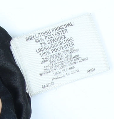 Country Casuals Black Long Skirt L Women Beaded Elegant