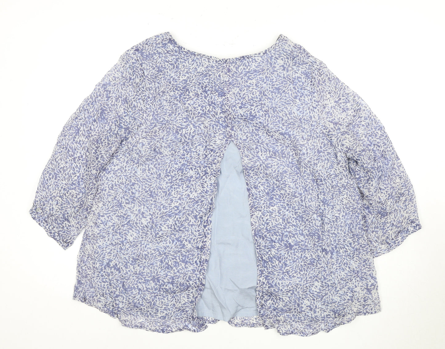 Adini Women's Multicoloured L Blouse with 3/4 Sleeves