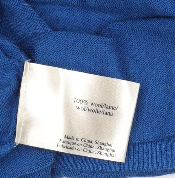 Laura Ashley Women's Blue High Neck Jumper UK 18