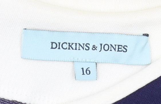 Dickins & Jones Women's Multicoloured Stripe Shift Dress