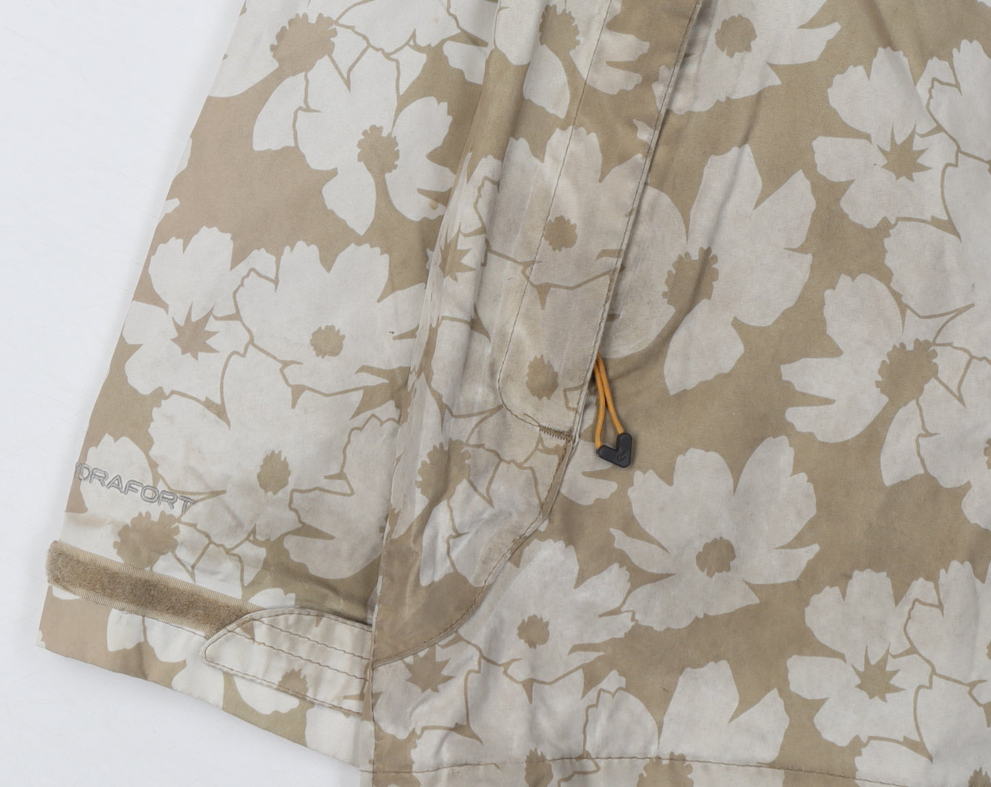 Regatta Women's Beige Floral Rain Coat Size 12