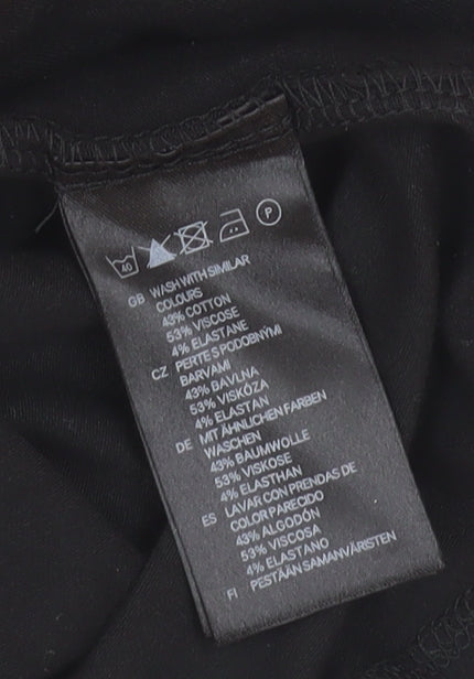 H&M Women's Black Slip Dress, Sleeveless, Size S