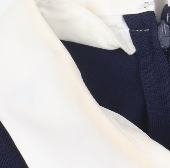 Ralph Lauren Women's Blue Sheath Dress, Size S, Knee Length