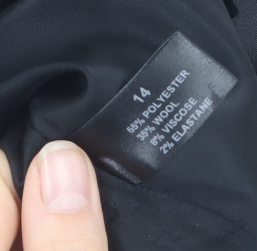 Pied A Terre Women's Grey Sheath Dress Size 14