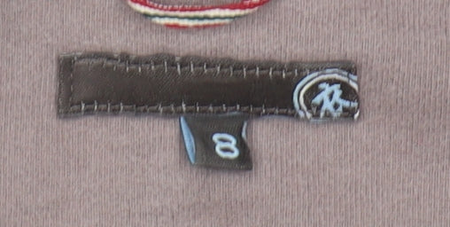 White Stuff Women's White Cotton Zip Sweatshirt Size 10