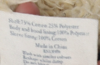 Jack Wills Women's Blue Full Zip Hoodie, Size 10